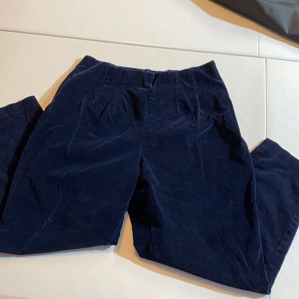 Ladies 18 corduroy pants navy blue